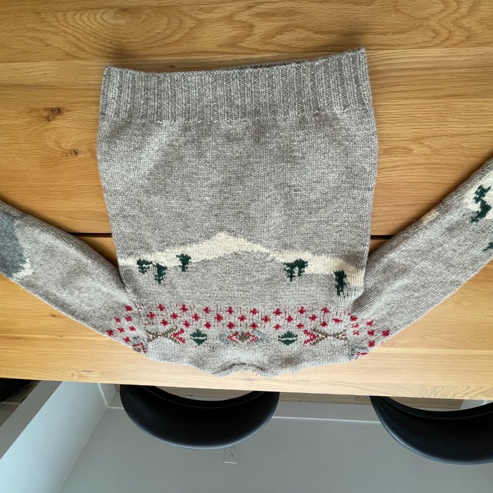 Ralph Lauren vintage wool dog sweater - Picture 7 of 8